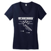 up and under formation Women's V-Neck T-Shirt
