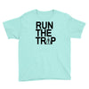 run the trap mens trap music t shirt dope swag hipster flosstradamus t Youth Tee