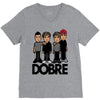 dobre twins dobre brother V-Neck Tee