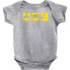 eat, sleep, weld funny welder Baby Onesie
