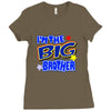 i'm the big brother Ladies Fitted T-Shirt