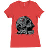 celtic skull Ladies Fitted T-Shirt