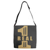 real one Adjustable Strap Totes