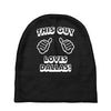 this guy loves dallas Baby Beanies