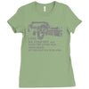aliens nuke from orbit Ladies Fitted T-Shirt