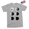 the phases of the moon of laika dog Exclusive T-shirt