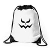 scary halloween Drawstring Bags