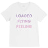 loaded like a freight train flying like an aeroplane feeling like a sp V-Neck Tee