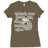 nobody ever got sick from smoking tyres Ladies Fitted T-Shirt