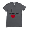 i dyslexia Ladies Fitted T-Shirt