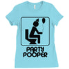 party pooper Ladies Fitted T-Shirt