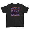 made in 1967 50 years of being awesome Youth Tee