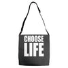 choose life Adjustable Strap Totes