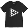 sheldon dreieck big bang theory triforce illusion 3d nerd fun usa V-Neck Tee