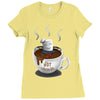 marshmallow man Ladies Fitted T-Shirt