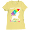 look it's a magical fck unicorn funny Ladies Fitted T-Shirt