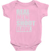 real men shoot raw Baby Bodysuit