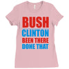 bush clinton large Ladies Fitted T-Shirt