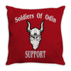 soldiers of odin worldwide support Throw Pillow