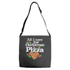 all i want for christmas is pizza Adjustable Strap Totes