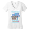 alzheimer Women's V-Neck T-Shirt