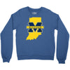 indiana for michigan Crewneck Sweatshirt