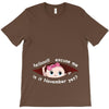 November Peeking Out Baby Girl T-Shirt