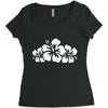 hawaiian flower Women's Triblend Scoop T-shirt