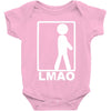 lmao laughing Baby Onesie