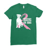 boxers for boobs Ladies Fitted T-Shirt