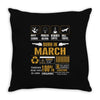 born march multitasking problem solving Throw Pillow