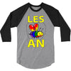gay pride parade lgbt lesbian gay bi trans queer pan light 3/4 Sleeve Shirt