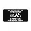 camping (2) License Plate