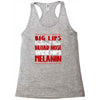 big lips natural hair Racerback Tank