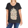 bad tempered rodents Ladies Curvy T-Shirt