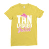 tan legged juliet Ladies Fitted T-Shirt