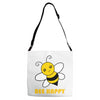 bee happy Adjustable Strap Totes