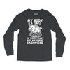 my body is a temple in which a lot of pigs have been sacificed Long Sleeve Shirts