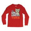 This Girl Loves Siberian Husky Long Sleeve Shirts