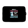 being a unicorn Laptop sleeve
