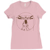 vitruvian robot Ladies Fitted T-Shirt