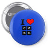 i love code Pin-back button