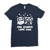 owl always love you Ladies Fitted T-Shirt