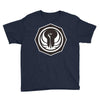 white and black Youth Tee