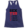 Sex Yes Please Racerback Tank