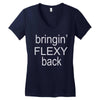 bringin flexy Women's V-Neck T-Shirt