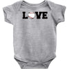 love baseball Baby Onesie