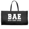 BAE Best Aunt Ever Weekender Totes