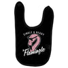 single flamingle Baby Bibs