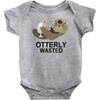 otterly wasted drinking Baby Bodysuit